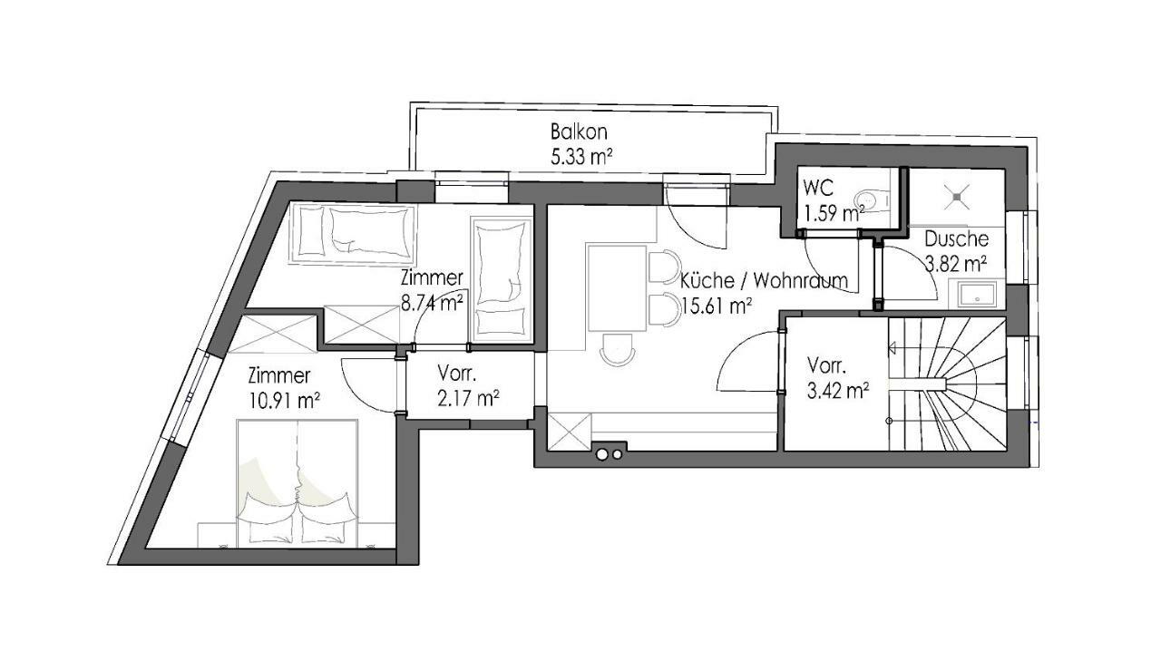 Apartmán Haus Sabrina See Exteriér fotografie